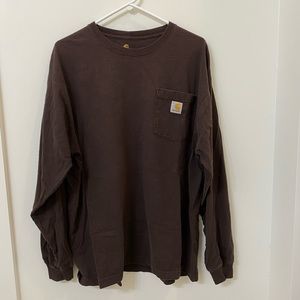 Brown Carhartt long sleeve